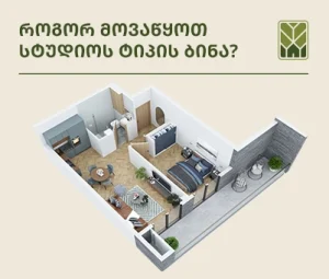 როგორ მოვაწყოთ სტუდიოს ტიპის ბინა?